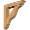 Ekena Millwork Funston Traditional Smooth Bracket w/ Offset Brace, Western Red Cedar, 7 1/2"W x 38"D x 38"H BKT0806X38X38FST01SWR - alternate 1